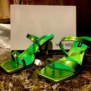 Nine West Padma3 Emerald green ladies shoes